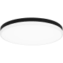 Quoizel 20" Wide LED Flush Mount Ceiling Fixture Matte Black / White