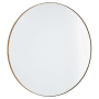 Quorum International Round 30" Diameter Modern Circular Metal Framed Bathroom Wall Mirror Gold