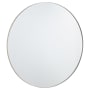 Quorum International Round 42" Diameter Modern Circular Metal Framed Bathroom Wall Mirror Silver