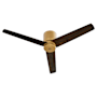 Quorum International Banzai 52" 3 Blade Indoor Ceiling Fan Brushed Brass