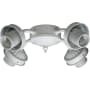 Quorum International 4 Bulb Fluorescent Fan Light Kit Studio White