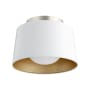 Quorum International 11" Wide Flush Mount Ceiling Fixture Studio White