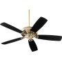 Quorum International Alto 62" 5 Blade Indoor Ceiling Fan Aged Brass