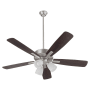 Quorum International Ovation 52" 5 Blade Indoor Ceiling Fan Satin Nickel