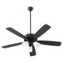 Quorum International Ovation 52" 5 Blade Indoor Ceiling Fan Matte Black
