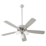 Quorum International Ovation 52" 5 Blade Indoor Ceiling Fan Satin Nickel
