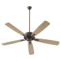 Quorum International Ovation 60" 5 Blade Indoor Ceiling Fan Oiled Bronze