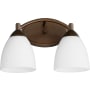Quorum International Barkley 2 Light 14" Wide Bathroom Vanity Light Oiled Bronze