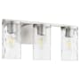 Quorum International Steinway 3 Light 20" Wide Vanity Light Satin Nickel