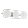Quorum International Belmont 3 Light 26" Wide Vanity Light Polished Nickel