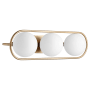 Quorum International Belmont 3 Light 26" Wide Vanity Light Aged Brass