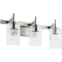 Quorum International Fort Worth 3 Light 21" Wide Vanity Light Satin Nickel