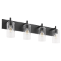 Quorum International Fallstaff 4 Light 32" Wide Vanity Light Matte Black