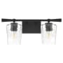 Quorum International Cassini 2 Light 19" Wide Vanity Light Matte Black