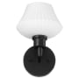 Quorum International Providence 10" Tall Bathroom Sconce Matte Black