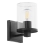 Quorum International Bolton 9" Tall Bathroom Sconce Matte Black