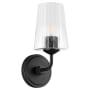 Quorum International Providence 10" Tall Bathroom Sconce Matte Black