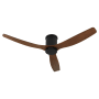 Quorum International Dayton 52" 3 Blade Indoor / Outdoor Ceiling Fan with Remote and Wall Control Matte Black