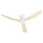 Quorum International Dayton 52" 3 Blade Indoor / Outdoor Ceiling Fan with Remote and Wall Control Studio White