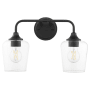 Quorum International Goodwin 2 Light 16" Wide Vanity Light Matte Black