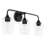 Quorum International Goodwin 3 Light 23" Wide Vanity Light Matte Black