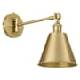 Quorum International Bailey 13" Tall Wall Sconce Aged Brass