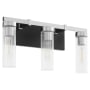 Quorum International Kilbey 3 Light 19" Wide Vanity Light Matte Black