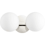 Quorum International 2 Light 14" Wide Vanity Light Polished Nickel