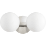 Quorum International 2 Light 14" Wide Vanity Light Satin Nickel