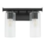 Quorum International Mercier 2 Light 15" Wide Vanity Light Matte Black