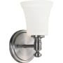 Quorum International Rossington Single Light 5-1/8" Wide Bathroom Sconce Satin Nickel