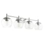 Quorum International Lyon 4 Light 32" Wide Vanity Light Satin Nickel