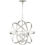 Quorum International Celeste 4 Light 19" Wide Taper Candle Chandelier Satin Nickel