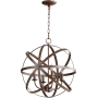 Quorum International Celeste 4 Light 19" Wide Taper Candle Chandelier Oiled Bronze
