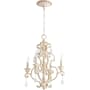 Quorum International San Miguel 4 Light 16" Wide Taper Candle Chandelier Persian White