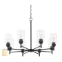 Quorum International Providence 8 Light 32" Wide Chandelier Aged Brass