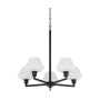 Quorum International Ayala 5 Light 28" Wide Chandelier Matte Black