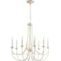 Quorum International Brooks 8 Light 29" Wide Empire Chandelier Persian White