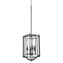 Quorum International Marquee 4 Light 12" Wide Taper Candle Pendant Textured Black