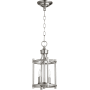 Quorum International Rossington 2 Light 8" Wide Taper Candle Mini Pendant Satin Nickel
