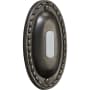 Quorum International Lighted Oval Surface Mount Button Antique Silver
