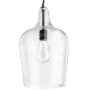Quorum International 10" Wide Mini Pendant Noir