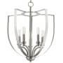 Quorum International Dakota 5 Light 16" Wide Chandelier Satin Nickel