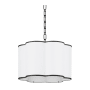 Quorum International Wallinger 4 Light 22" Wide Multi Light Pendant Matte Black