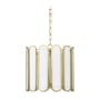 Quorum International Warwick 4 Light 20" Wide Multi Light Pendant Aged Brass