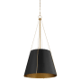 Quorum International Denise 3 Light 18" Wide Pendant Aged Brass