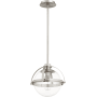 Quorum International 13" Wide Pendant Satin Nickel