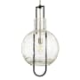 Quorum International 14" Wide Pendant Noir / Satin Nickel