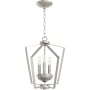 Quorum International Fort Worth 3 Light 13" Wide Pendant Satin Nickel