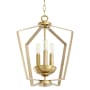 Quorum International Fort Worth 3 Light 13" Wide Pendant Aged Brass